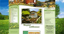 Desktop Screenshot of gasthof-waldschaenke.de